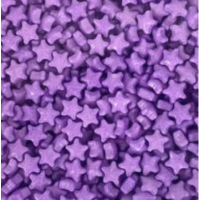 Star Sprinkles - Purple 7mm